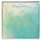 "A GIFT FOR A DAUGHTER" Personalized Signature Name Necklace - I'll Love You Forever