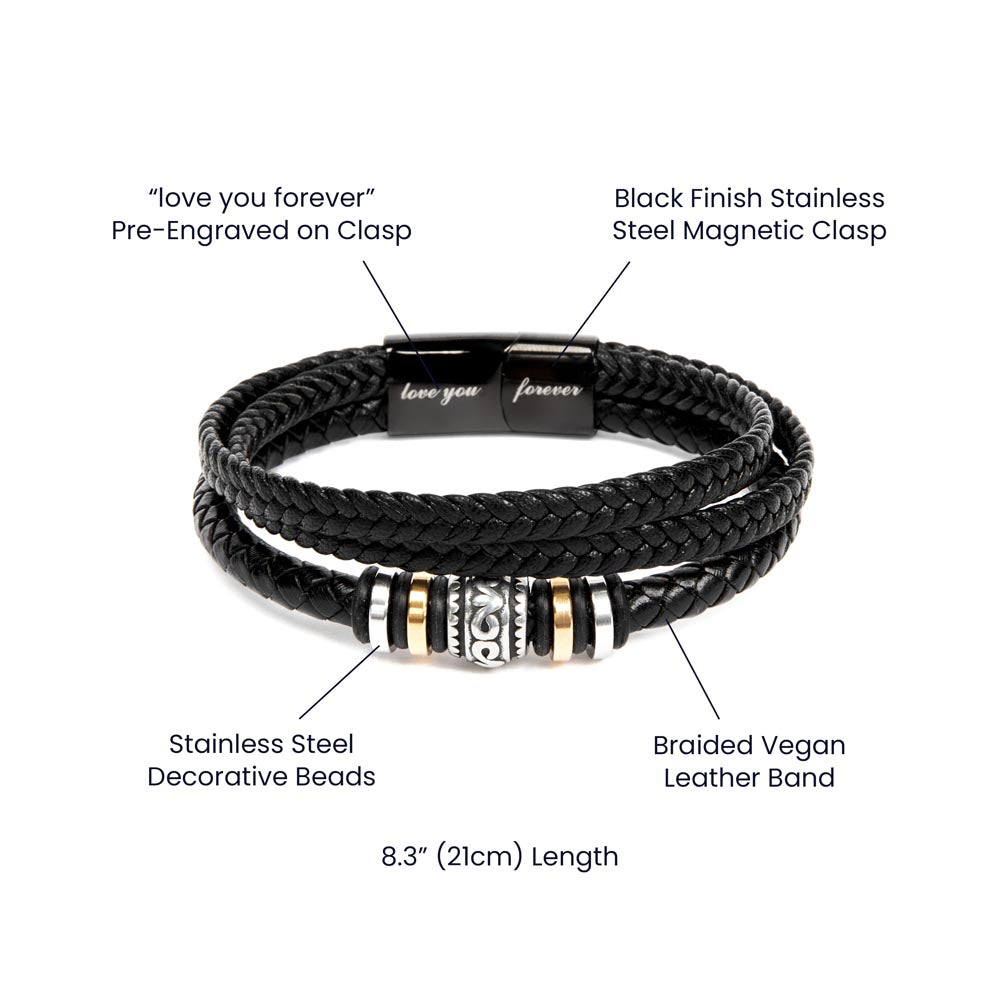 "A GIFT FOR A DAD" Men's  Bracelet - I Now You Have Loved Me